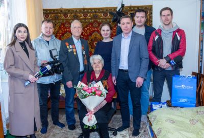 КАМАЗ-ЛИЗИНГ поздравил ветеранов - 77-я годовщина великой Победы!